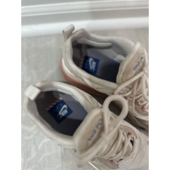 Nike Air Max 270 React Shoes Womens Size 10 Running White Pink Blue AT6174-100 - Picture 5 of 9